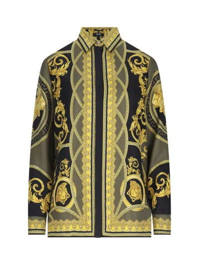 Versace La Coupe Des Dieux Shirt In Multicolour