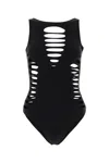 VERSACE VERSACE BLACK STRETCH NYLON SWIMSUIT