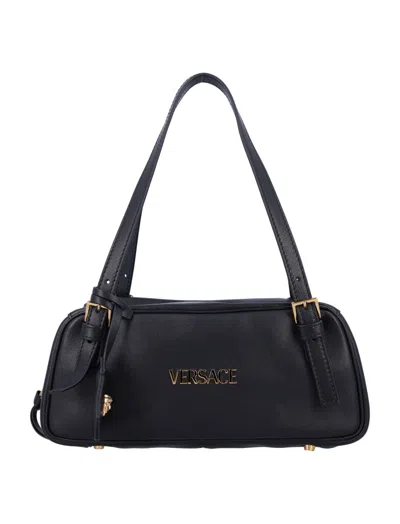 Versace Black Tag Bowling Shoulder Bag