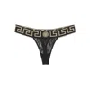 Versace Jacquard Tulle Thong Lace Detailing