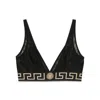 Versace Greca Print Triangle Bralette