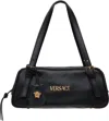 Versace Tag Bowling Shoulder Bag In 1b00v-black-