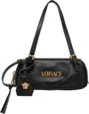 Versace Logo-plaque Mini Bag In Black
