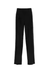 Versace Embellished Panel Formal Pants In Black