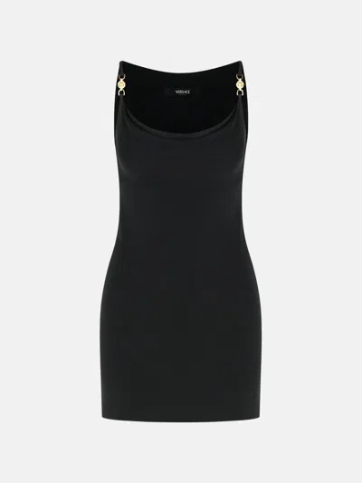 Versace Black Viscose Dress
