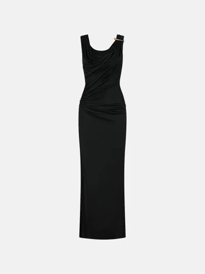 Versace Black Viscose Dress