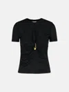 Versace Black Viscose T-shirt In Black