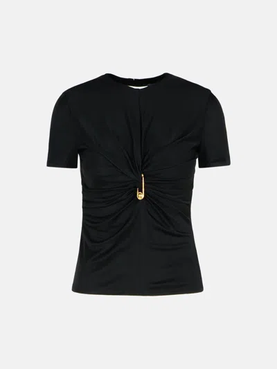 Versace Black Viscose T-shirt