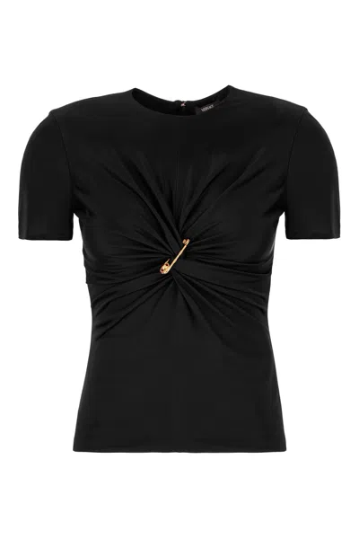 VERSACE BLACK VISCOSE TOP