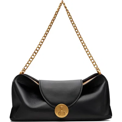 Versace Clutch Lamb Leather In 1b55j-black-gold '82