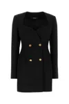 Versace Evening Jacket Responsible Wool Grain De Poudre Na 10208671a14592 1b000 In Black