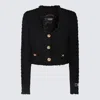 Versace Black Wool Casual Jacket