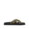 Versace Black  Yellow Flip-flops & Slides