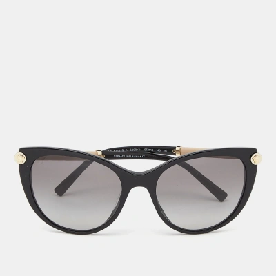 Pre-owned Versace Black/grey Gradient 4364 Cat-eye Sunglasses