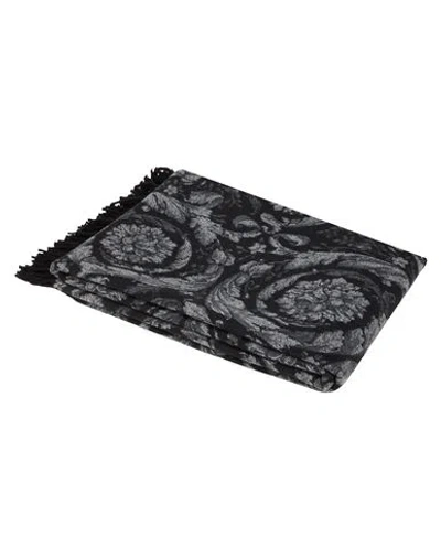 Versace Blanket Or Cover Black Size - Wool, Cashmere, Silk