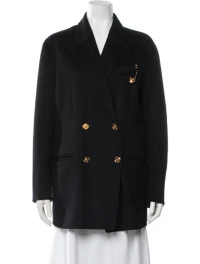 Pre-owned Versace Blazer In Black