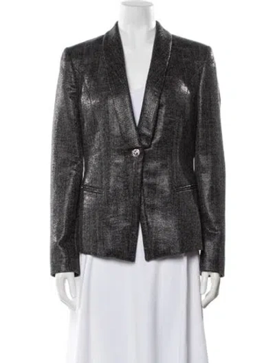 Pre-owned Versace Blazer In Black