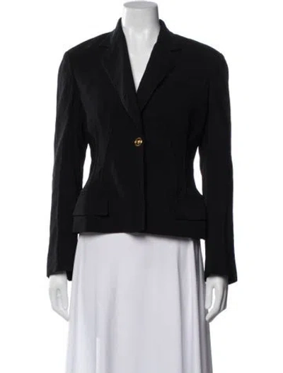 Pre-owned Versace Blazer In Black