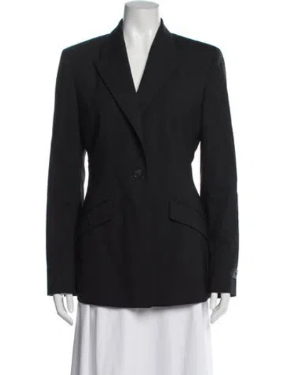 Pre-owned Versace Blazer In Black