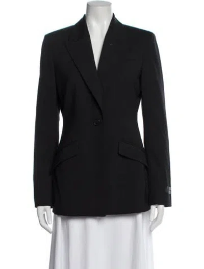 Pre-owned Versace Blazer In Black