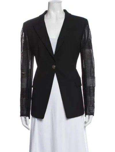 Pre-owned Versace Blazer In Black