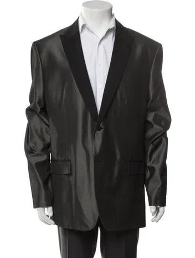 Pre-owned Versace Blazer In Black