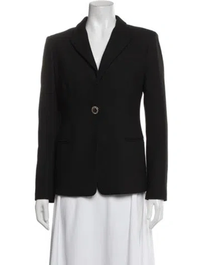 Pre-owned Versace Blazer In Black