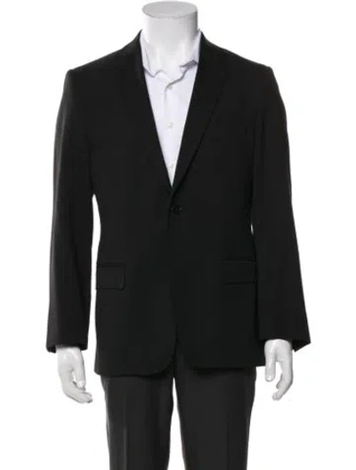 Pre-owned Versace Blazer In Black