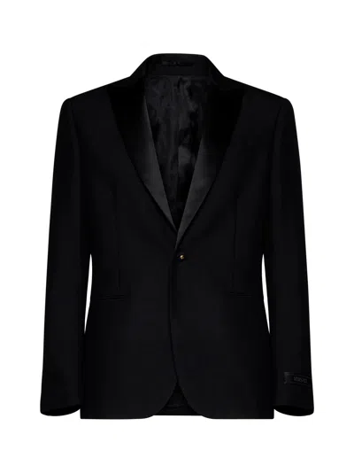Versace Blazer In Black