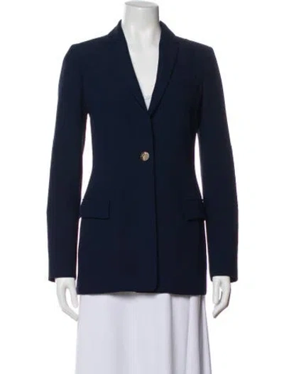 Pre-owned Versace Blazer In Blue