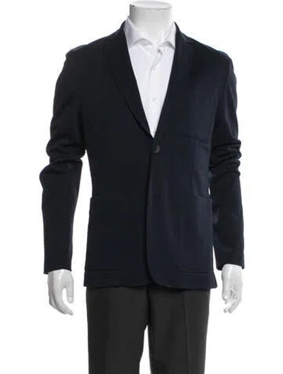 Pre-owned Versace Blazer In Blue