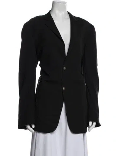 Pre-owned Versace Blazer In Blue