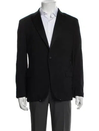 Pre-owned Versace Blazer In Blue