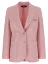 Versace Blazer Check Blazers Pink In Pink