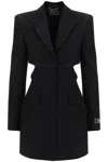VERSACE VERSACE BLAZER DRESS WITH CUT-OUTS