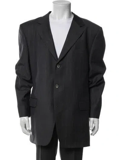 Pre-owned Versace Blazer In Gray