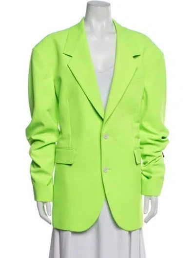 Pre-owned Versace Blazer In Green