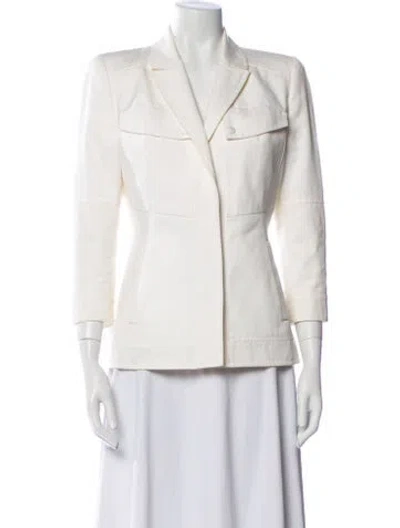 Pre-owned Versace Blazer In Neutral