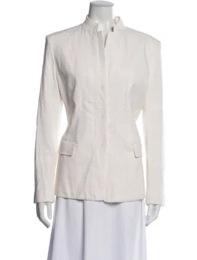 Pre-owned Versace Blazer In Neutral