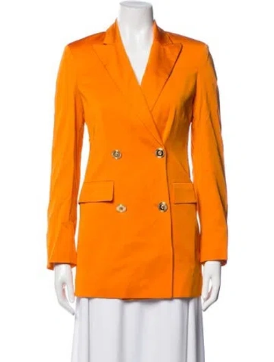 Pre-owned Versace Blazer In Orange