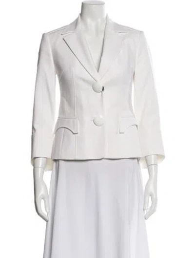 Pre-owned Versace Blazer In White