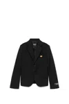 Versace Medusa-plaque Blazer In Back