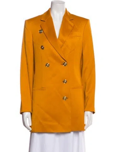 Pre-owned Versace Blazer In Yellow