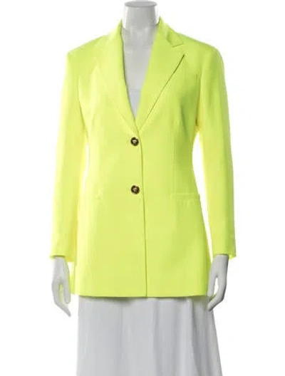 Pre-owned Versace Blazer In Yellow