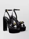 Versace Medusa Velvet Platform Sandals