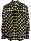 Versace Men's Wool Blend Overshirt In Black