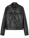 VERSACE VERSACE BLOUSON LEATHER CLOTHING