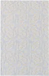 Versace Blue Barocco Bath Towel In 5ub30