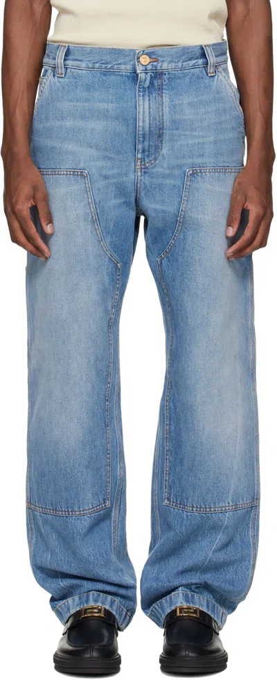 Versace Blue Carpenter Jeans
