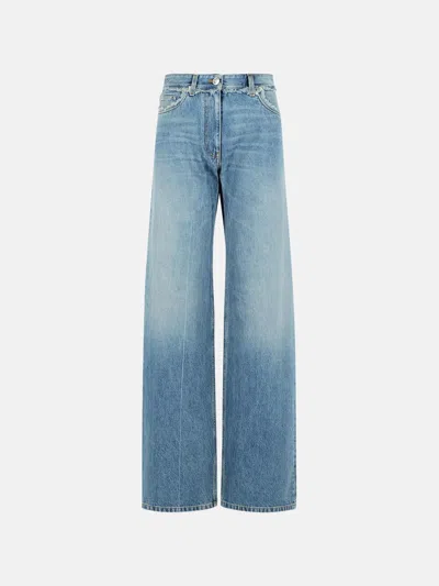 Versace Blue Cotton Jeans